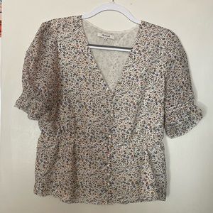 Madewell Flower Top - Medium